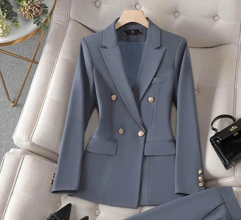 Women'S Suit Jacket Bell-Bottom Pants Business Suit  Pre2brand