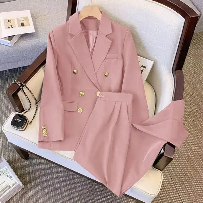 Women'S Suit Jacket Bell-Bottom Pants Business Suit  Pre2brand