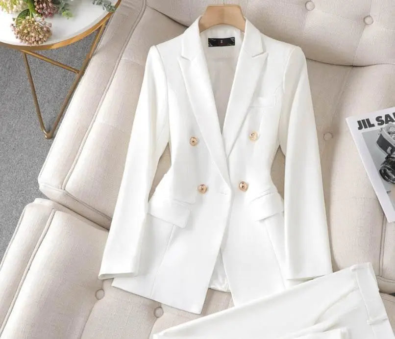 Women'S Suit Jacket Bell-Bottom Pants Business Suit  Pre2brand