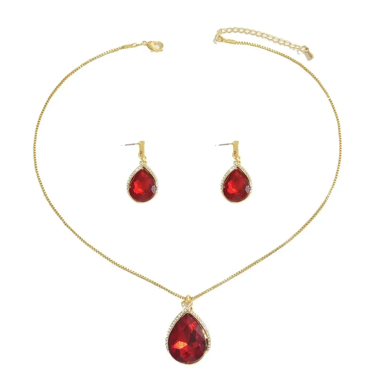 Women's Geometric Necklace & Earrings Set  Pre2brand