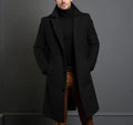 Woolen Men'S Mid-Length Trench Coat  Pre2brand
