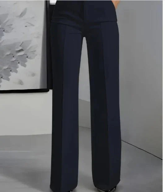 Women's White Wide-Leg Trousers  Pre2brand