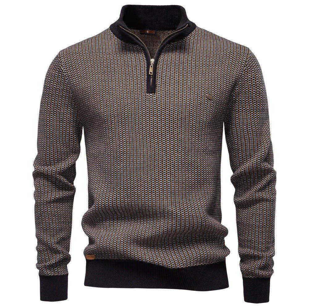 Men's Half-Zip Turtleneck Sweater  Pre2brand