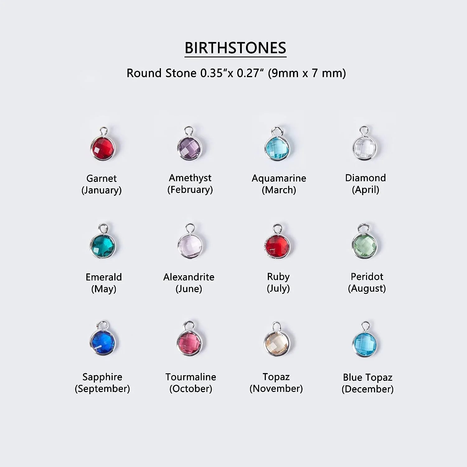 Women's Personalized Name & Birthstone Necklace  Pre2brand