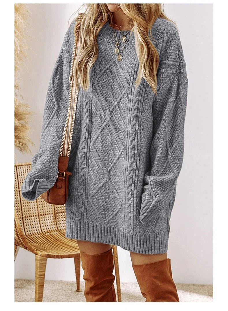 Women's Loose Knit Sweater Dress  Pre2brand