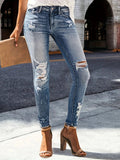 Jeans Women'S High Elastic Slim Fit Slimming  Pre2brand