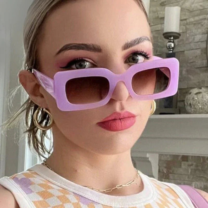 Retro Square Frame Sunglasses  Pre2brand