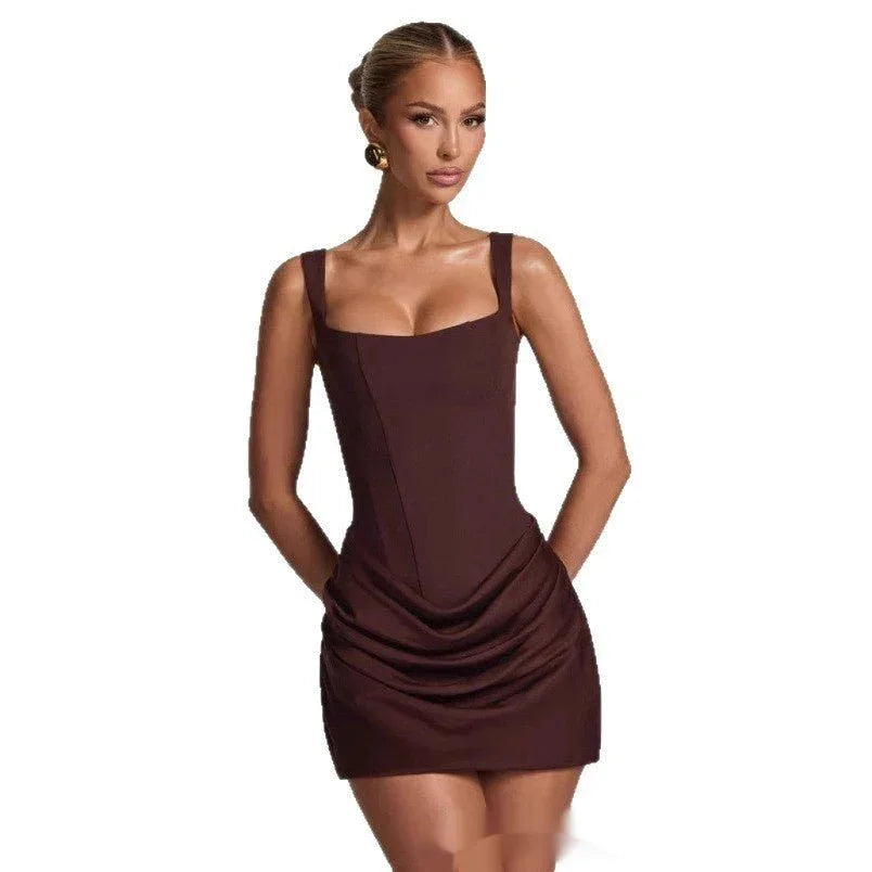 Women's Sleeveless Corset Mini Dress  Pre2brand