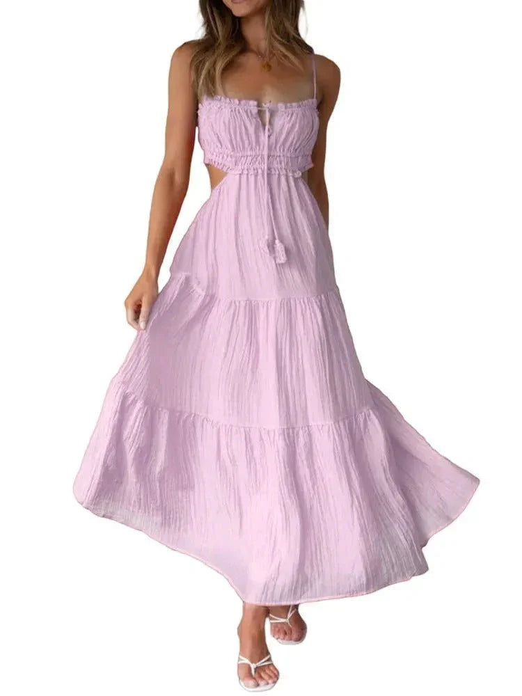 Women's Hollow Backless Swing Dress  Pre2brand