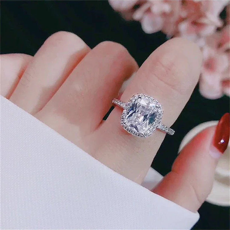 Women's White Gold Bridal Engagement Ring  Pre2brand