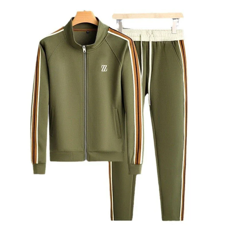 Trendy Stand Collar Casual Sports Suit  Pre2brand