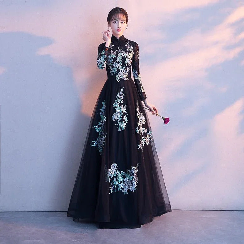 Women's Elegant Full-Length Dress  Pre2brand