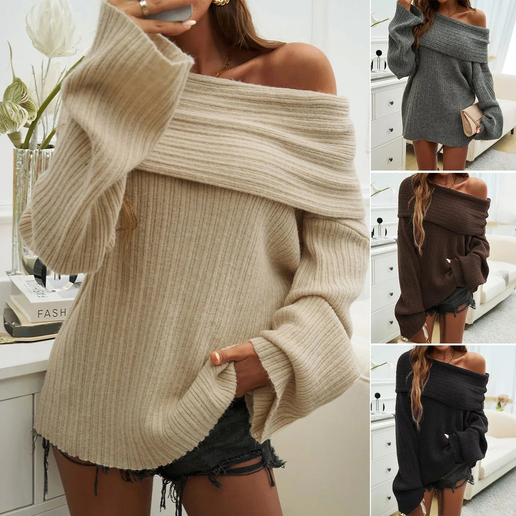 Women's Oversized Pullover Sweater  Pre2brand