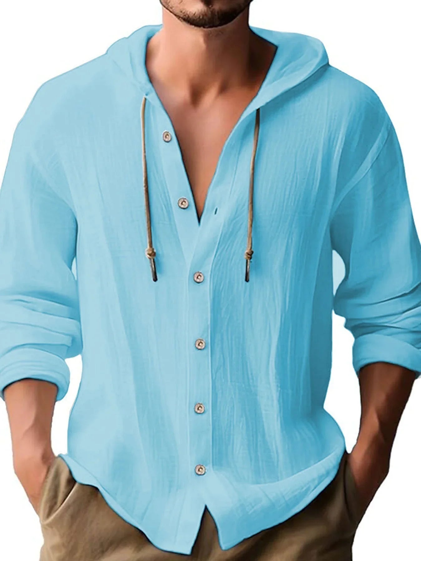 Men'S Casual Long-Sleeved Top  Pre2brand