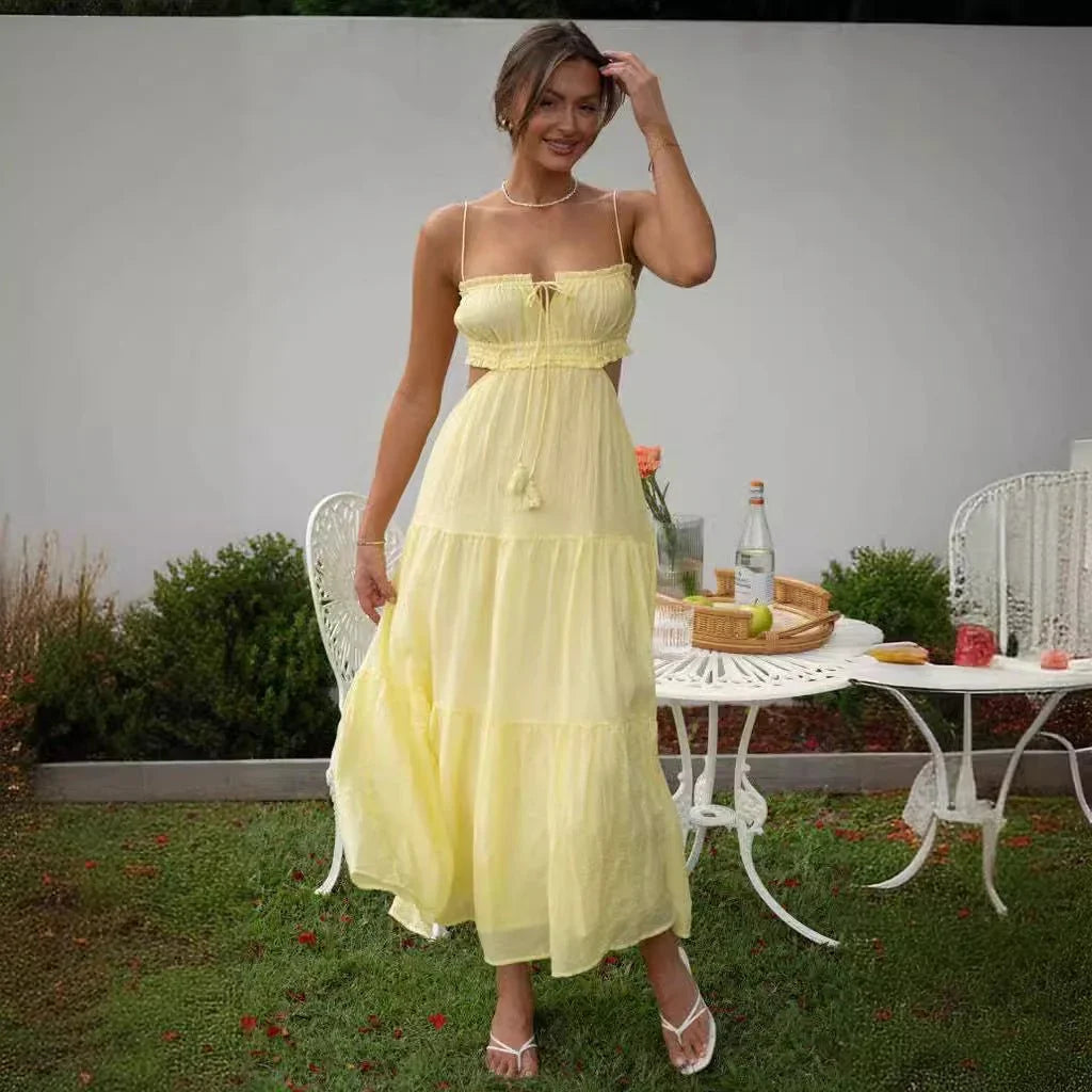 Women's Hollow Backless Swing Dress  Pre2brand