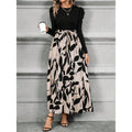 Women's Floral Print Long Sleeve Dress  Pre2brand