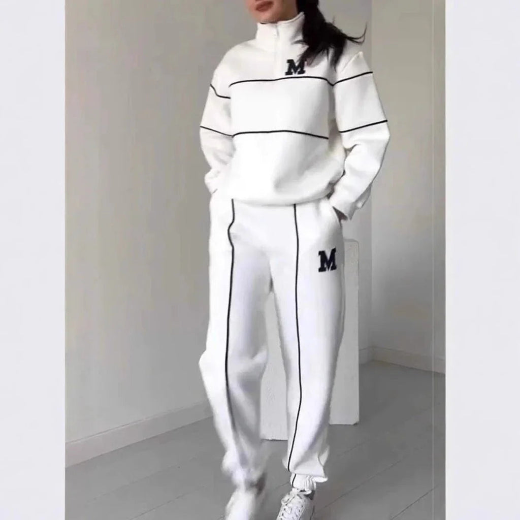Womens 2 Piece Outfits Lounge Hoodless Pullover Sweatshirt Sweatsuit Sets Sweatshirt Baggy Fashion Sweatpants With Pockets  Pre2brand