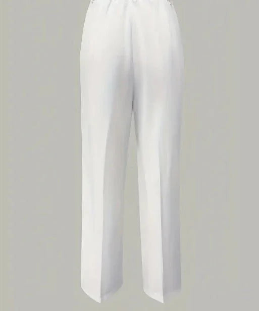 Women's White Wide-Leg Trousers  Pre2brand