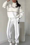 Womens 2 Piece Outfits Lounge Hoodless Pullover Sweatshirt Sweatsuit Sets Sweatshirt Baggy Fashion Sweatpants With Pockets  Pre2brand