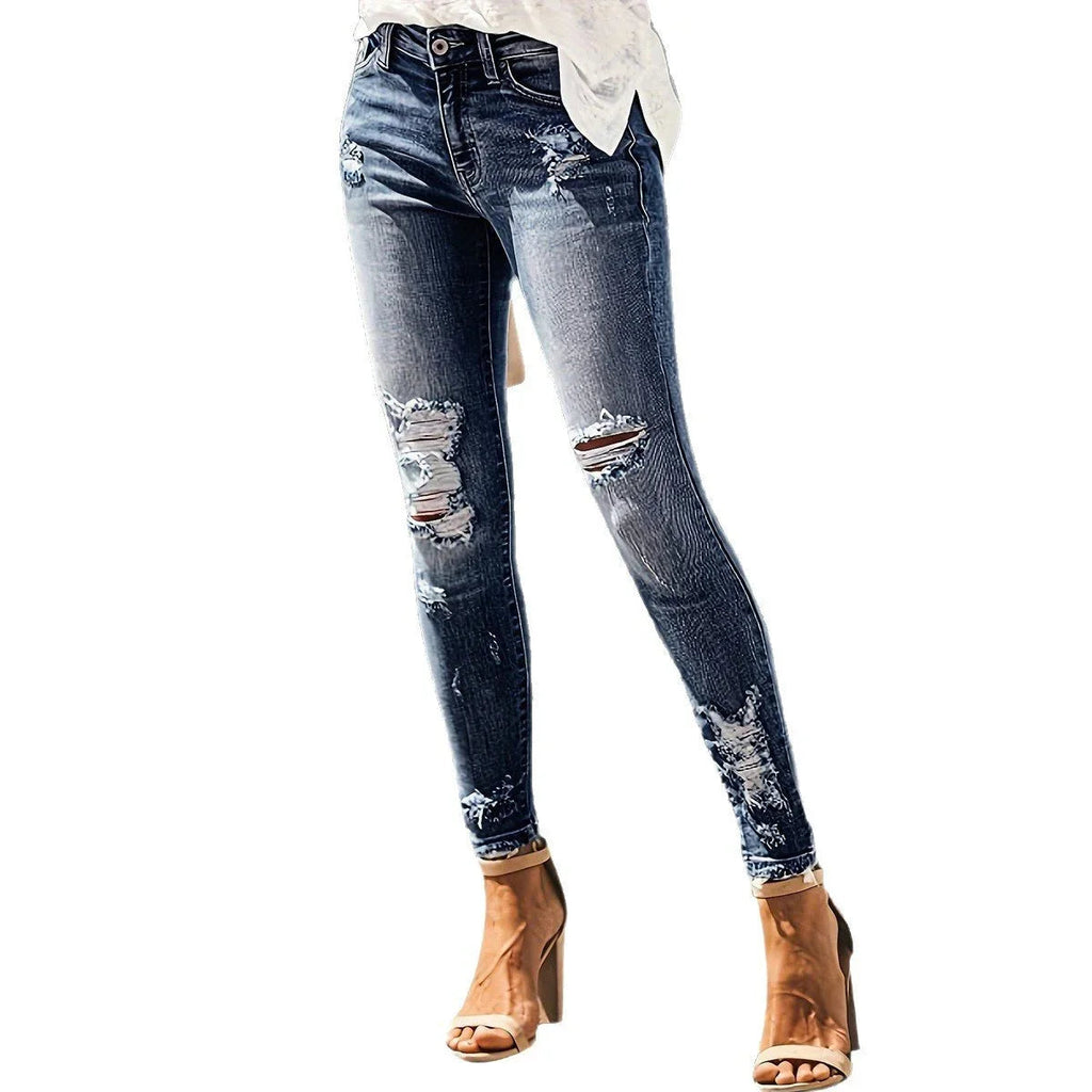 Jeans Women'S High Elastic Slim Fit Slimming  Pre2brand